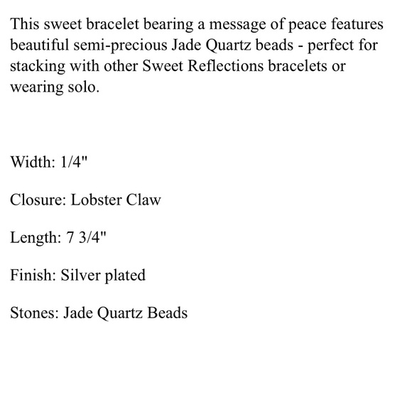 Brighton Sweet reflections bracelets Joy and Peace Bracelets
New ! - Picture 10 of 15